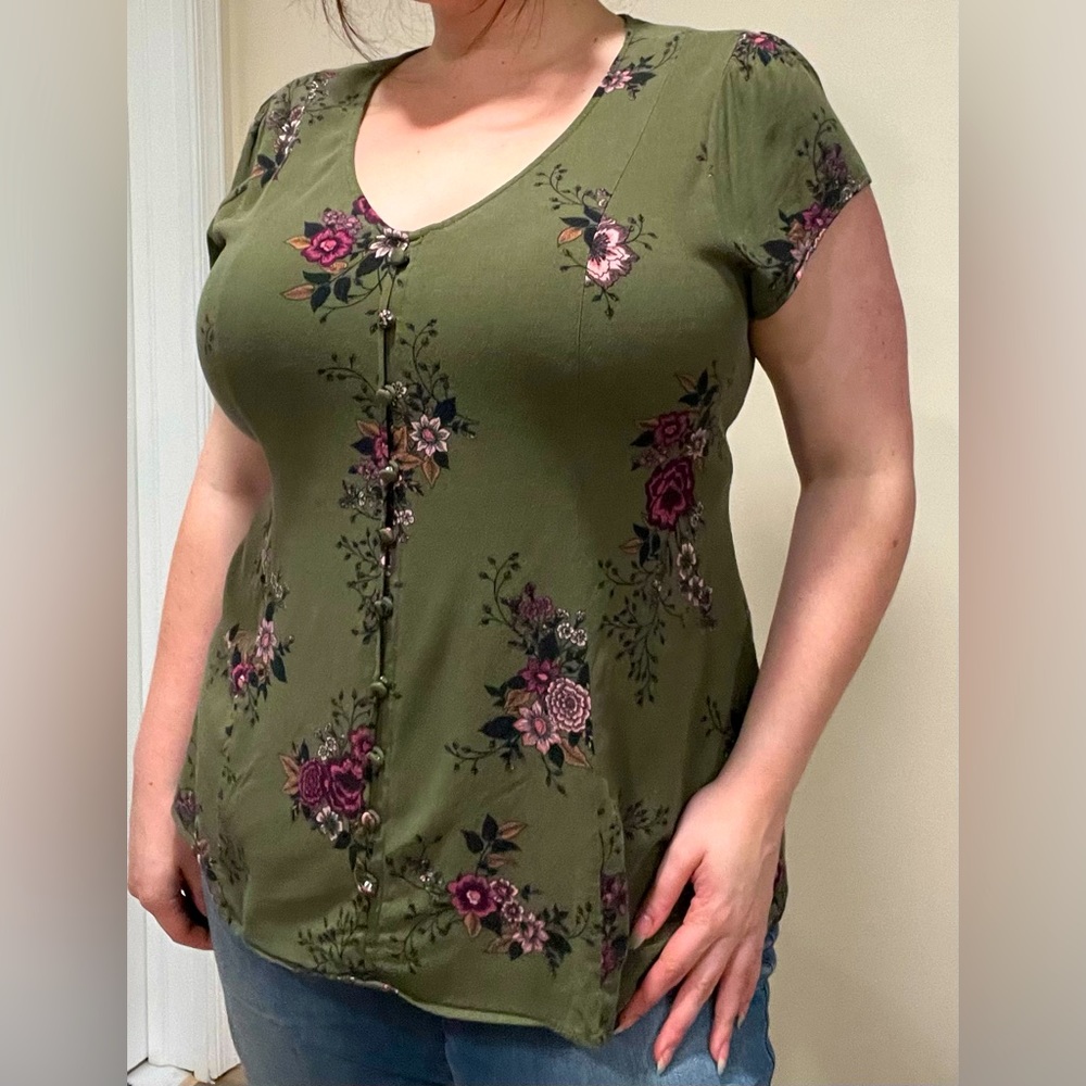 Torrid Lace Up Back T-Shirt
